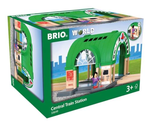 BRIO 33649 -Großer Hauptbahnhof mit Ticketautomat von BRIO