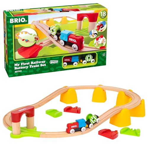 BRIO Bahn 33710 - Mein erstes Bahn Set mit Batterielok von BRIO