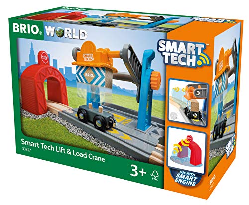 BRIO Bahn 33827 - Smart Tech Verladekran von BRIO