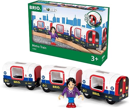 BRIO Bahn 33867 - U-Bahn mit Licht und Sound von BRIO