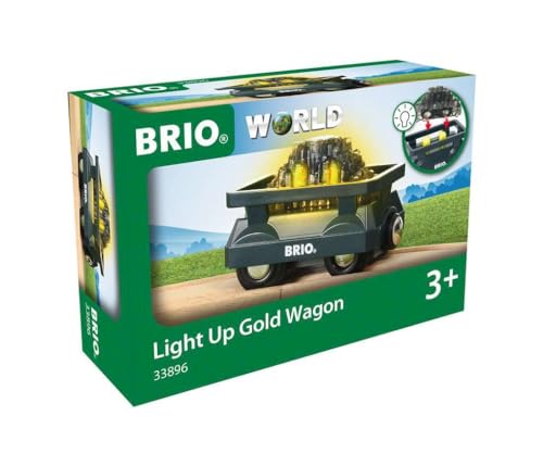 BRIO 33896 Goldwaggon mit Licht von BRIO