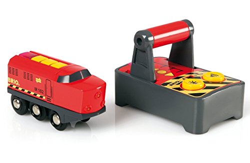 BRIO World 33213 IR-Frachtlok Elektrische Lokomotive mit Fernsteuerung - Zubehör für die BRIO World - Kleinkindspielzeug empfohlen ab 3 Jahren von BRIO