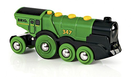 BRIO World 33593 Grüner Gustav elektrische Lok - Batterie-Lokomotive mit Licht & Sound - Kleinkinderspielzeug empfohlen ab 3 Jahren BRIO World 33593 Grüner Gustav elektrische Lok - Batterie-Lokomotive mit Licht & Sound - Kleinkinderspielzeug empfohlen ab 3 Jahren von BRIO