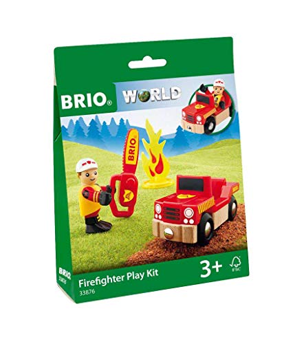 BRIO Bahn 33876 - Spielpäckchen Feuerwehr von BRIO