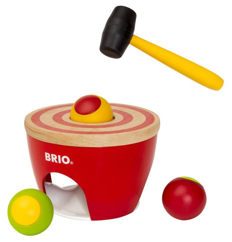 BRIO 30519 Aktivitätsspielzeug Kugel-Hammerspiel, Babyspielzeug von BRIO