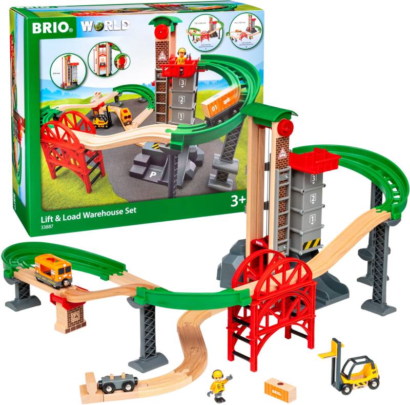 BRIO 33887 Lager Heben und Aufladen von BRIO