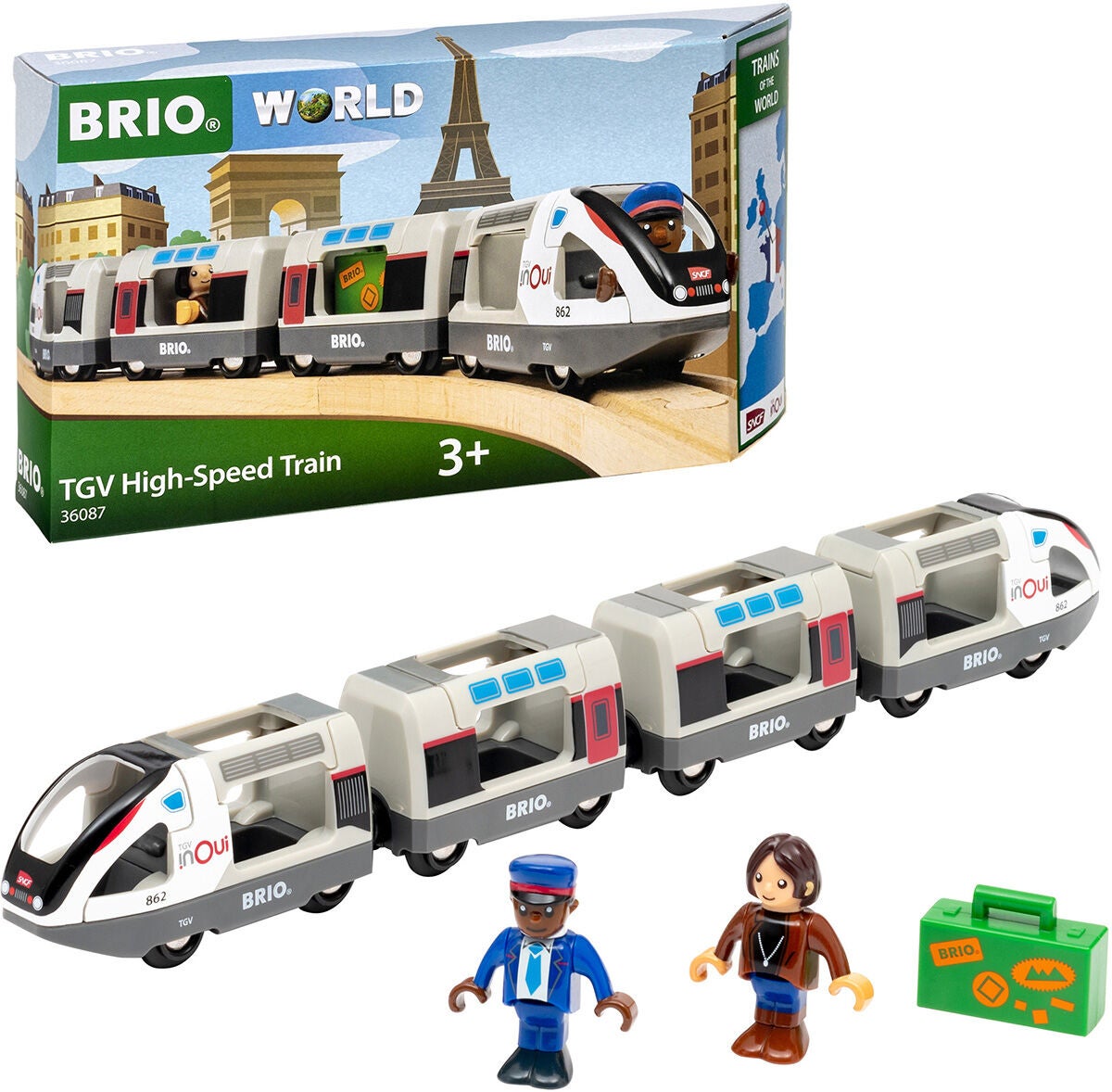 BRIO 36087 World TGV Hochgeschwindigkeitszug (Trains of the World) von BRIO