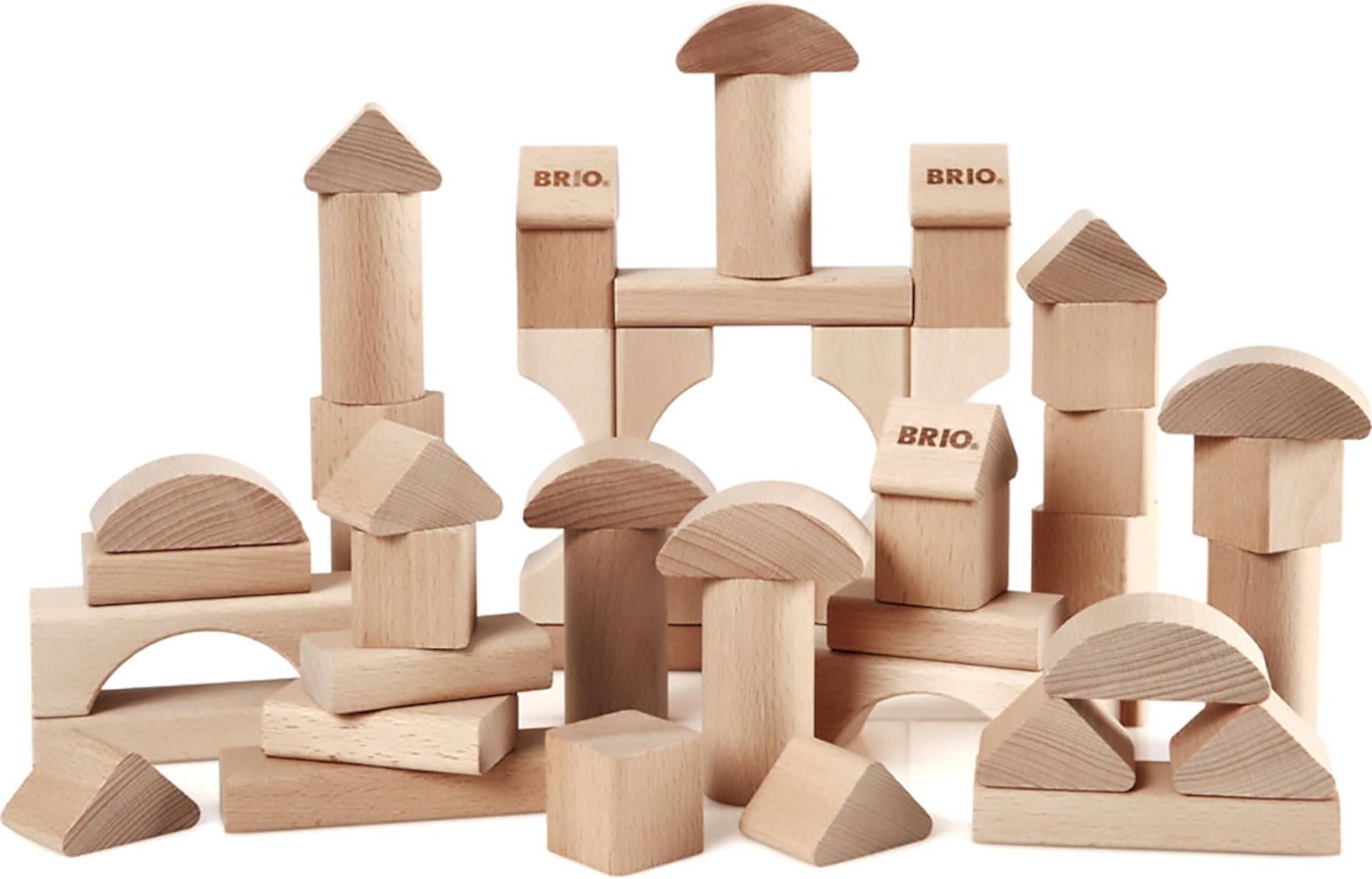 BRIO Holzbauklötze 50-teilig, Babyspielzeug von BRIO