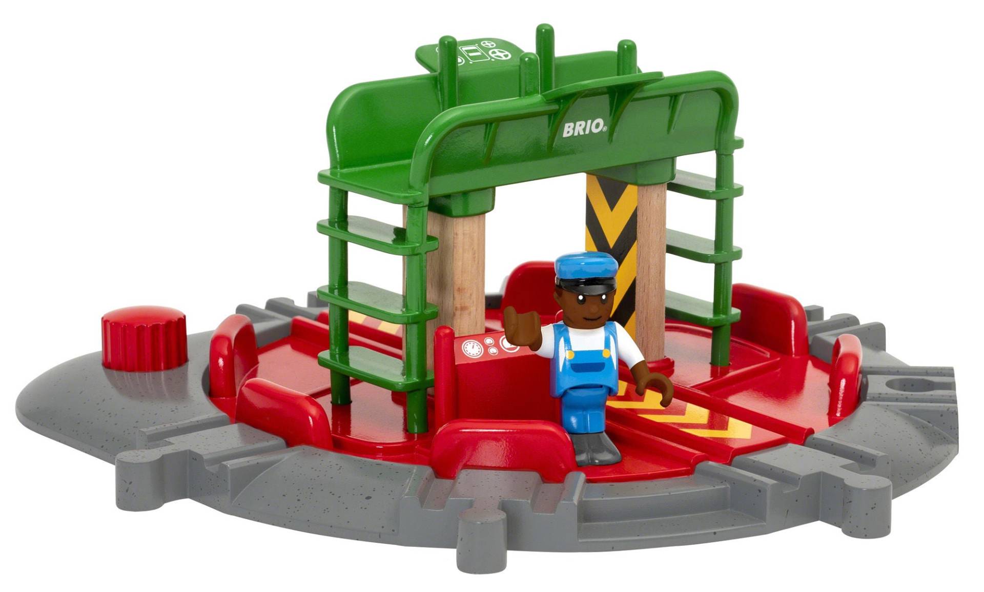 Brio 33476 Lok-Drehscheibe Mit Kontrollbrücke Brio 33476 Lok-Drehscheibe Mit Kontrollbrücke von BRIO