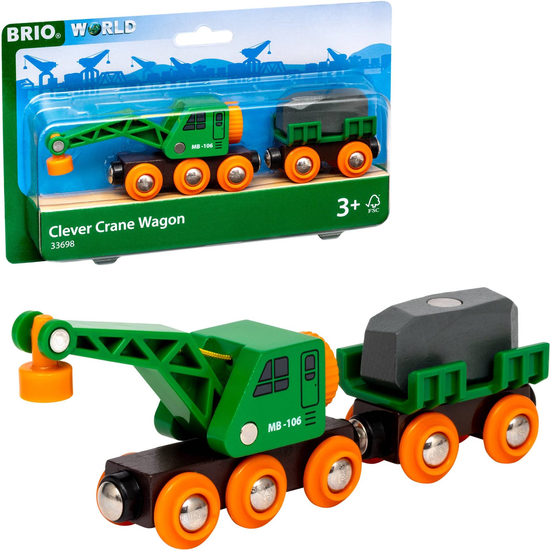 Brio 33698 Kranwagen Brio 33698 Kranwagen von BRIO