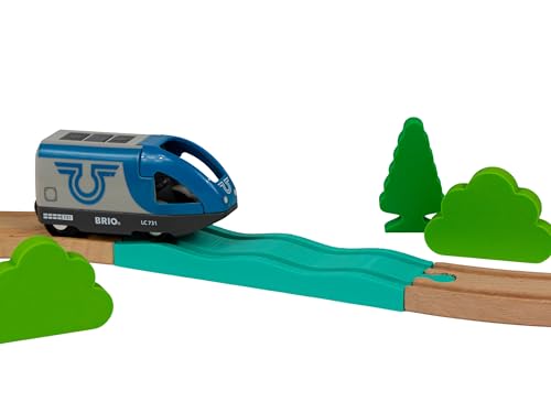 Briocks® - 15 cm holprige Rennbahnstrecke für Holzzug – kompatibel mit BRIO, Thomas, Lillabo, IKEA, Melissa & Doug, Oxybul, Playtive und vielen anderen! von Briocks