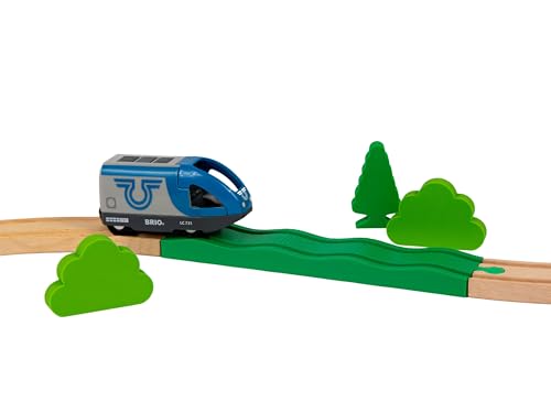 Briocks® - 20 cm holprige Rennbahnstrecke für Holzbahn - Kompatibel mit BRIO, Thomas, Lillabo, IKEA, Melissa & Doug, Oxybul, Playtive und vielen anderen! von Briocks
