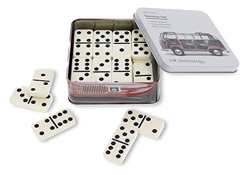 BRISA VW Collection - Volkswagen Domino-Set Spiel in Metalldose mit T1 Bulli Bus Motiv (Dashboard/Domino/28 Steine/Bunt) BRISA VW Collection - Volkswagen Domino-Set Spiel in Metalldose mit T1 Bulli Bus Motiv (Dashboard/Domino/28 Steine/Bunt) von BRISA