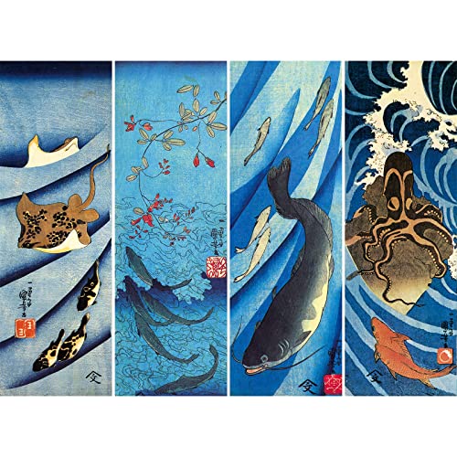 Bristlegrass Holzpuzzle 500 Teile Puzzles für Erwachsene Japanische Fische Ukiyo-e Kuniyoshi Kakegawa Karpfen Hängende Malerei Wels Oktopus Strahlen Geschenke Kunst Dekorative Malerei Puzzles (500 Bristlegrass Holzpuzzle 500 Teile Puzzles für Erwachsene Japanische Fische Ukiyo-e Kuniyoshi Kakegawa Karpfen Hängende Malerei Wels Oktopus Strahlen Geschenke Kunst Dekorative Malerei Puzzles (500 von Bristlegrass