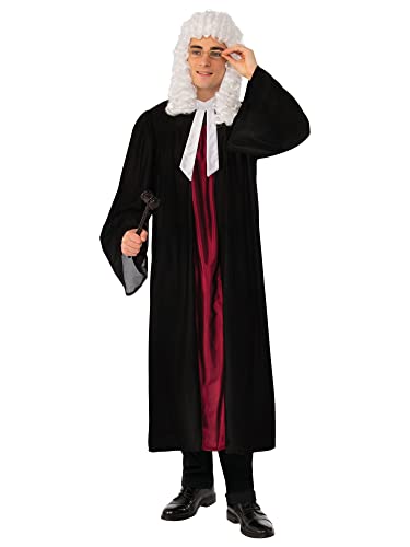 Bristol Novelty AC223 Supreme Court Judge's Outfit | für Herren | Schwarz Richter Robe Kostüm, 42-44-Inch von Bristol Novelty