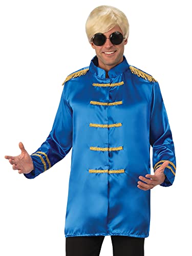Bristol Novelty AC413B Sergeant Pepper Budget Jacke, Blau von Rubie's
