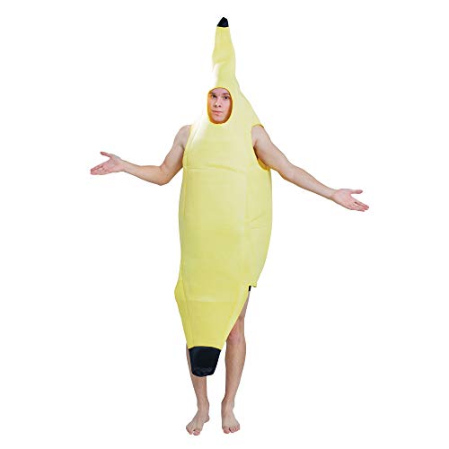 Bristol Novelty AC492 Banane Kostüm für Erwachsene, Mehrfarbig, Einheitsgröße von Bristol Novelty