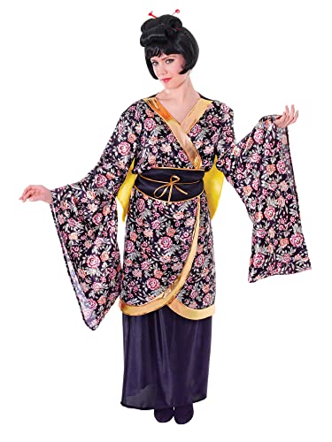 Bristol Novelty AC625 Geisha-Kostüm für Erwachsene, Mehrfarbig, Size 10-14 von Bristol Novelty