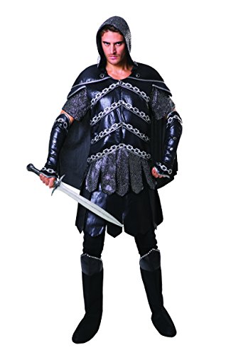 Bristol Novelty AF076 Dunkler Krieger, für Herren, Men, Schwarz, Einheitsgröße von Bristol Novelty