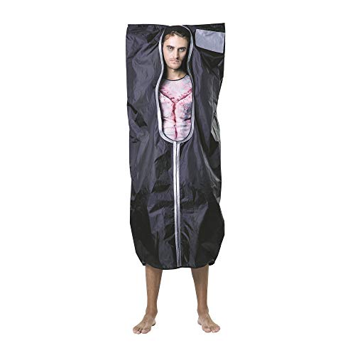 Bristol Novelty AF099 Horror Body Bag, Herren, schwarz/rot/weiß, Einheitsgröße von Bristol Novelty