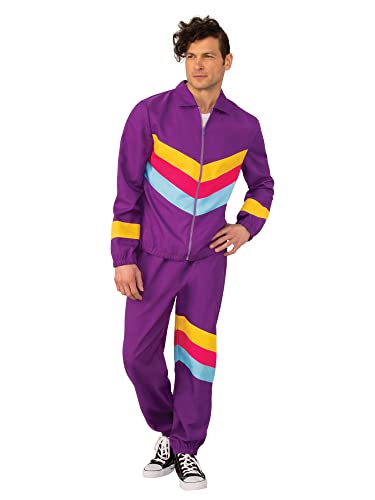 Bristol Novelty AF117STD Shell-Trainingsanzug, für Herren, Standard, Men, Multi-Colour, Einheitsgröße Bristol Novelty AF117STD Shell-Trainingsanzug, für Herren, Standard, Men, Multi-Colour, Einheitsgröße von Rubie's