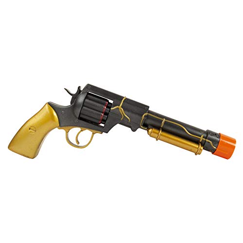 Bristol Novelty BA3205 Steampunk Cowboy Pistole, Unisex Adult, Goldfarben, Braun, Einheitsgröße Bristol Novelty BA3205 Steampunk Cowboy Pistole, Unisex Adult, Goldfarben, Braun, Einheitsgröße von Bristol Novelty