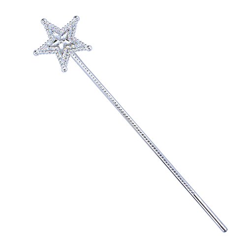 Bristol Novelty BA350 Zauberstab mit Sternstein, Damen, Silber/transparent, Einheitsgröße Bristol Novelty BA350 Zauberstab mit Sternstein, Damen, Silber/transparent, Einheitsgröße von Bristol Novelty
