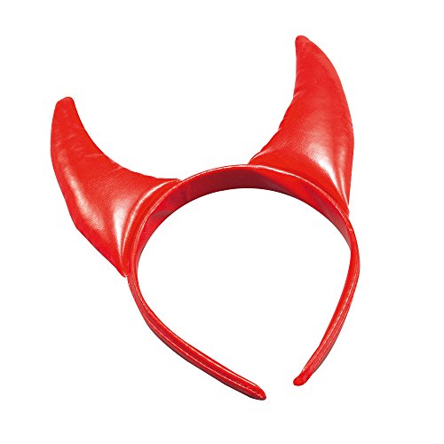 Bristol Novelty BA529 Teufelshörner Vinyl auf Haarreif, Damen, Einheitsgröße Bristol Novelty BA529 Teufelshörner Vinyl auf Haarreif, Damen, Einheitsgröße von Bristol Novelty