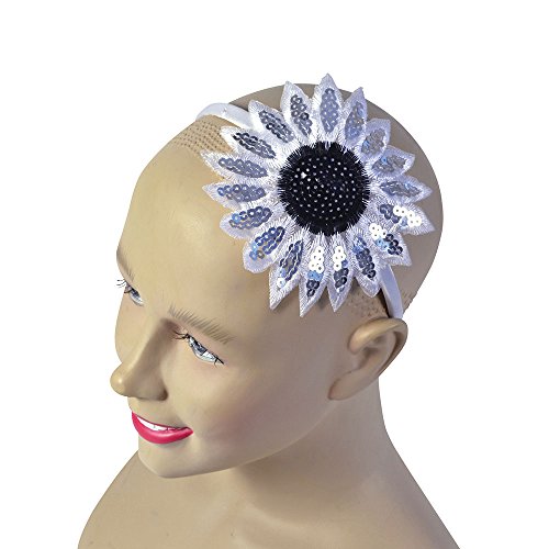 Bristol Novelty BA953 Haarband, Sonnenblume, Weiß, Einheitsgröße von Bristol Novelty