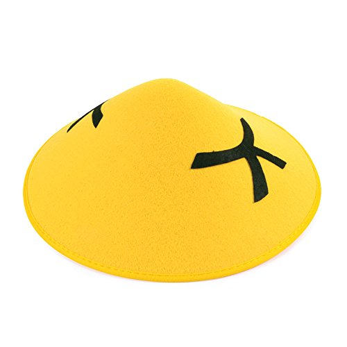 Bristol Novelty BH032, Unisex, Erwachsene, Einheitsgröße Chinese Chinesischer Coolie-Filzhut, Cartoon, Gelb Halloween Bristol Novelty BH032, Unisex, Erwachsene, Einheitsgröße Chinese Chinesischer Coolie-Filzhut, Cartoon, Gelb Halloween von Bristol Novelty