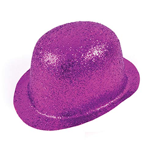 Bristol Novelty BH090 Bowler Glitter, Kirschrot, Unisex-Erwachsene, Einfarbig, Einheitsgröße Bristol Novelty BH090 Bowler Glitter, Kirschrot, Unisex-Erwachsene, Einfarbig, Einheitsgröße von Bristol Novelty