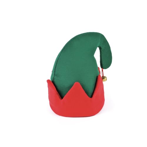 Bristol Novelty BH184 Hut, Mehrfarbig, Einheitsgröße Elfen-/Jingle-Bells-Mütze Halloween von Bristol Novelty