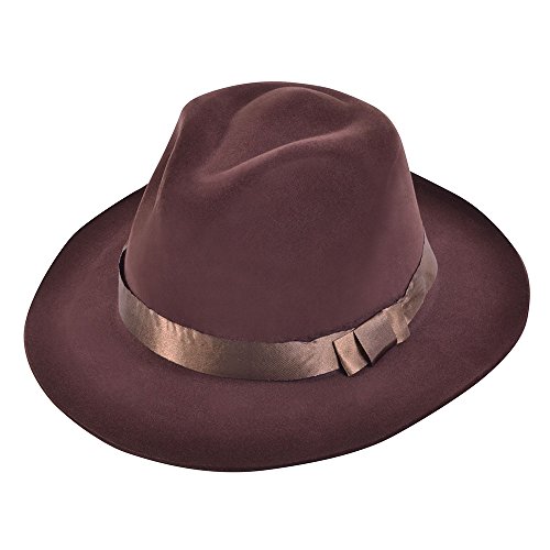 Bristol Novelty BH529 Fedora-Hut, braun, Samt, Men, Einheitsgröße Bristol Novelty BH529 Fedora-Hut, braun, Samt, Men, Einheitsgröße von Bristol Novelty