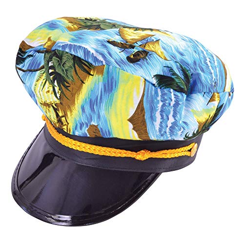 Bristol Novelty BH609 Kapitänsmütze, hawaiianisch, Unisex, Erwachsene, Mehrfarbig, Einheitsgröße Halloween Bristol Novelty BH609 Kapitänsmütze, hawaiianisch, Unisex, Erwachsene, Mehrfarbig, Einheitsgröße Halloween von Bristol Novelty