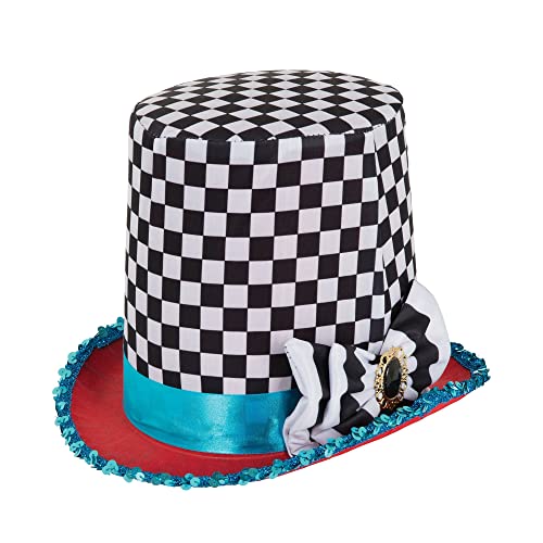 Bristol Novelty BH652 Hoher Verrückter-Hutmacher-Zylinder, Unisex Adult, Mehrfarbig, Einheitsgröße Bristol Novelty BH652 Hoher Verrückter-Hutmacher-Zylinder, Unisex Adult, Mehrfarbig, Einheitsgröße von Bristol Novelty