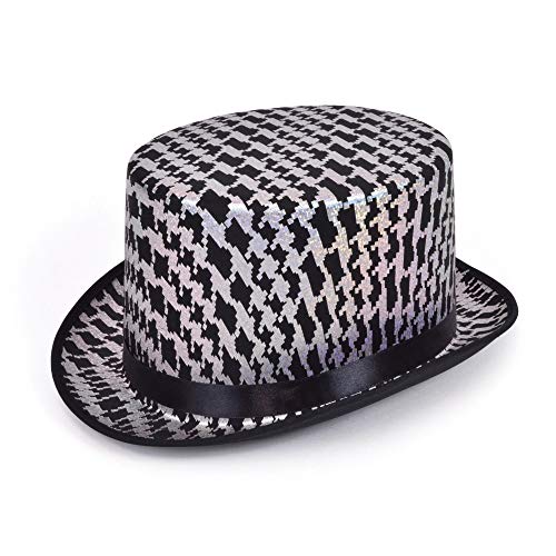 Bristol Novelty BH713 Hut, Unisex Erwachsene, Silber/schwarz, Einheitsgröße Bristol Novelty BH713 Hut, Unisex Erwachsene, Silber/schwarz, Einheitsgröße von Bristol Novelty