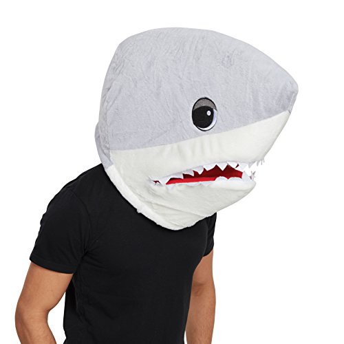 Bristol Novelty BM558 Hai Maske, Silber/Weiß, Unisex – Erwachsene, Einheitsgröße Bristol Novelty BM558 Hai Maske, Silber/Weiß, Unisex – Erwachsene, Einheitsgröße von Bristol Novelty