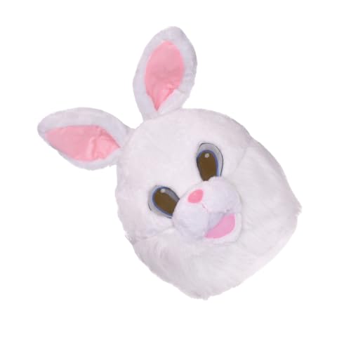 Bristol Novelty BM561 Hasenmaske, Maskottchen, Herren, Damen, weiß, Einheitsgröße Bristol Novelty BM561 Hasenmaske, Maskottchen, Herren, Damen, weiß, Einheitsgröße von Bristol Novelty