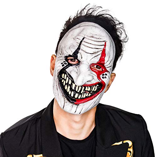Bristol Novelty BM603 Unheimlicher-Narr-Maske, Unisex Adult, White,Schwarz,Grau Bristol Novelty BM603 Unheimlicher-Narr-Maske, Unisex Adult, White,Schwarz,Grau von Bristol Novelty