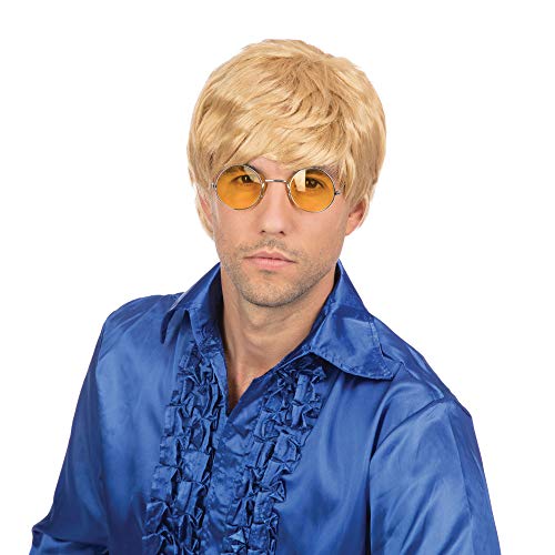Bristol Novelty BW069 Perücke für Herren Kurz Blond, Multi-Colour, Einheitsgröße Halloween Bristol Novelty BW069 Perücke für Herren Kurz Blond, Multi-Colour, Einheitsgröße Halloween von Bristol Novelty