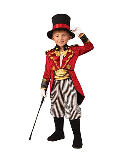 Bristol Novelty 700951M000 Kostüm Zirkusdirektor, für Kinder, unisex, mehrfarbig, Größe M (5–6 Jahre) Bristol Novelty 700951M000 Kostüm Zirkusdirektor, für Kinder, unisex, mehrfarbig, Größe M (5–6 Jahre) von Rubie's