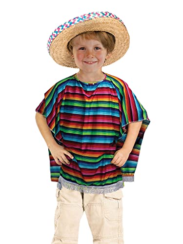 Bristol Novelty CC320 Mexicanisches Poncho Kostüm, Regenbogenfarben Bristol Novelty CC320 Mexicanisches Poncho Kostüm, Regenbogenfarben von Bristol Novelty