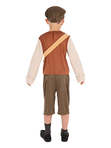 Bristol Novelty CF193 Evakierte Schüler Kostüm, Jungen, braun, 4-6 Jahre Bristol Novelty CF193 Evakierte Schüler Kostüm, Jungen, braun, 4-6 Jahre von Bristol Novelty