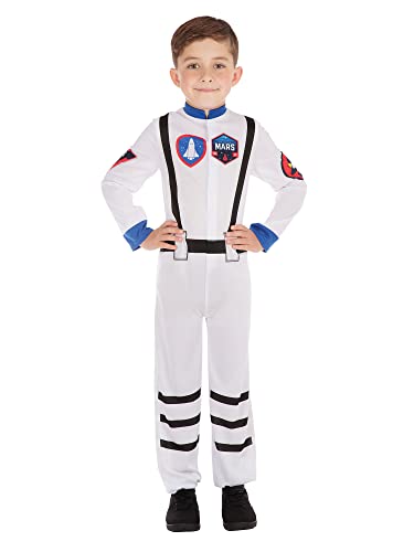 Bristol Novelty CF201X Astronaut Kostüm, Unisex-Kinder, Weiß/Blau, XL Bristol Novelty CF201X Astronaut Kostüm, Unisex-Kinder, Weiß/Blau, XL von Rubie's
