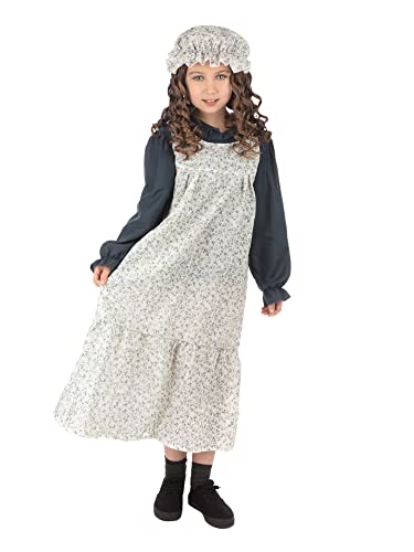 Bristol Novelty CF235S Klassisches Viktorianisches Mädchen, Größe S, Girls, Multi-Colour, 3-4 Jahre von Rubie's