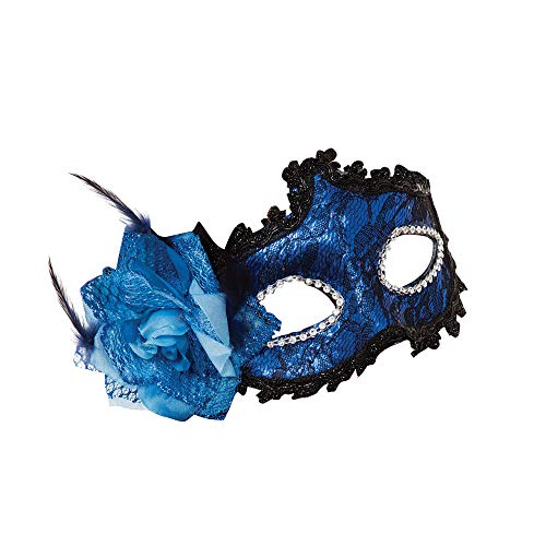 Bristol Novelty Cosplay EM107 Geflochte Augenmaske mit Blume, Blau, Damen, Einheitsgröße Bristol Novelty Cosplay EM107 Geflochte Augenmaske mit Blume, Blau, Damen, Einheitsgröße von Bristol Novelty