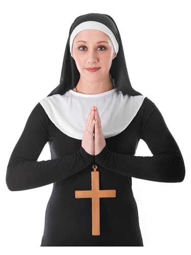 Bristol Novelty DS028 Nonne Accessoiren, Schwarz von Bristol Novelty