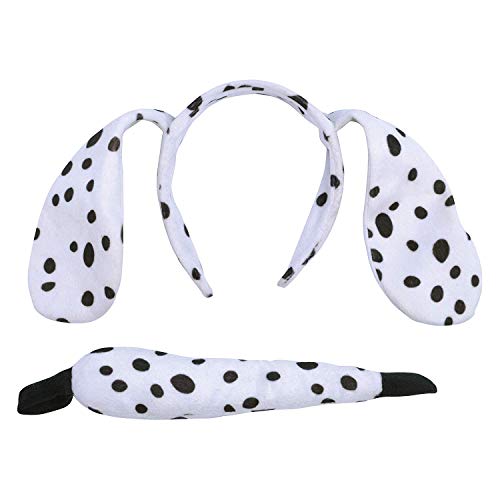 Bristol Novelty DS176 Dalmatiner Ohren und Schwanz, Unisex-Kinder, Mehrfarbig, Einheitsgröße Bristol Novelty DS176 Dalmatiner Ohren und Schwanz, Unisex-Kinder, Mehrfarbig, Einheitsgröße von Bristol Novelty