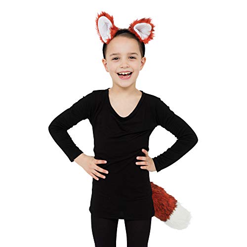 Bristol Novelty DS186 Fuchs Ohren und Schwanz, Rot, Unisex-Kinder, Mehrfarbig Bristol Novelty DS186 Fuchs Ohren und Schwanz, Rot, Unisex-Kinder, Mehrfarbig von Bristol Novelty