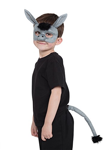 Bristol Novelty DS197 Esel Set (Maske und Schwanz), Einheitsgroße von Bristol Novelty